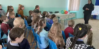 Встреча учащихся 1-10 классов с инспекторами ИДН Борисовского  РОВД