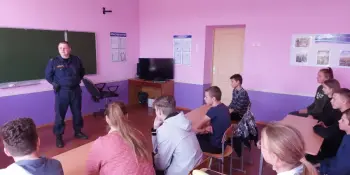 Состоялось встреча учащихся 8-11 классов с участковым инспектором ИДН Борисовского РУВД
