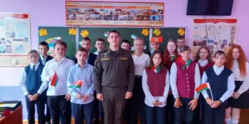 Первый урок под названием "Беларусь и Я – диалог мира и созидания" прошел в школе 1 сентября