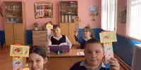 В рамках педагогического марафона в 3 классе прошел интерактивный урок по русскому языку