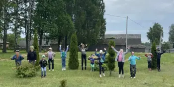 Дзень у аздараўленчым лагеры прайшоў пад дэвізам “Дзень прыроды”.