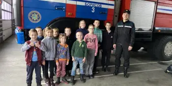 Вельмі цікава і пазнавальна прайшла экскурсія ў пажарна-аварыйную выратавальную частку № 3 Барысаўскага ГРАНС
