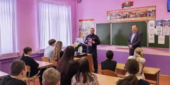 Профориентационная встреча с сотрудником милиции