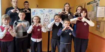 Напярэдадні Дня роднай мовы ва ўстанове адукацыі прайшла акцыя "Пажаданні  роднай  мове"