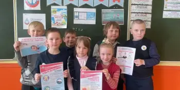 В преддверии открытия купального сезона для учащихся 1-3 классов прошел урок безопасности