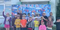 В рамках дня безопасности на водах прошла спортландия в воспитательно-оздоровительном лагере "Солнышко"