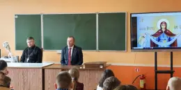 Под Покровом любви: в Кищино-Слободской школе прошла встреча с настоятелем Храма Живоначальной Троицы